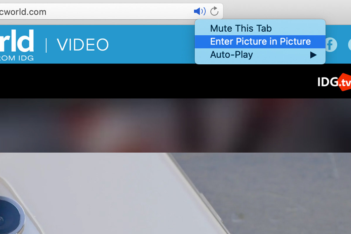 在Catalina中,您可以使用新的“输入画中画”选项来创建带有视频播放功能的浮动窗口。 在Catalina中,您可以使用新的“输入画中画”选项来创建带有视频播放功能的浮动窗口。