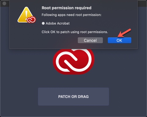 Adobe Zii会弹出个提示,点击“OK”按钮。 Adobe Zii会弹出个提示,权限不够需要授权,如下图,点击“OK”按钮,然后提示输入密码,输入你的开机密码。