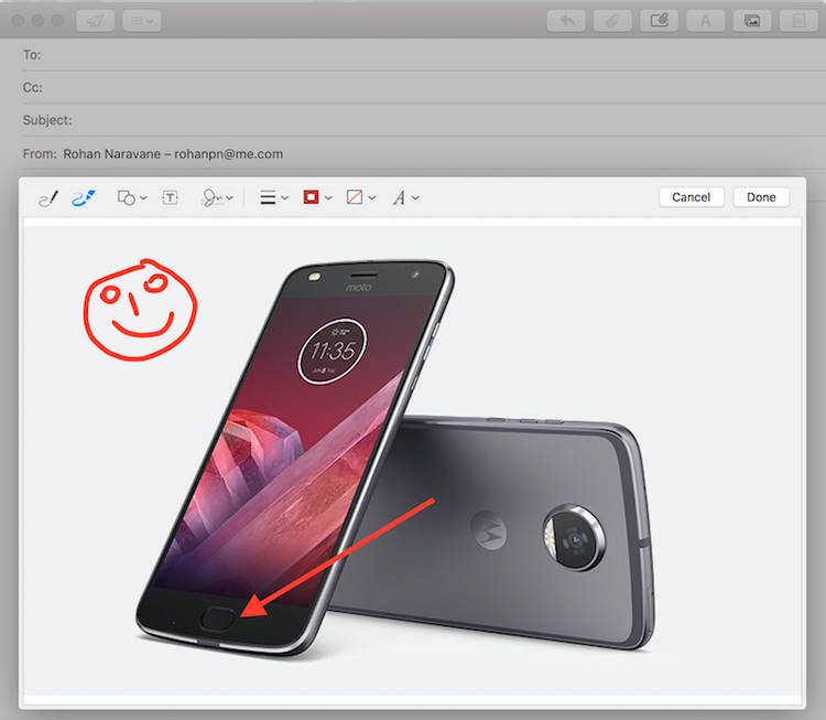 注释邮件中的图像或PDF附件 注释邮件中的图像或PDF附件