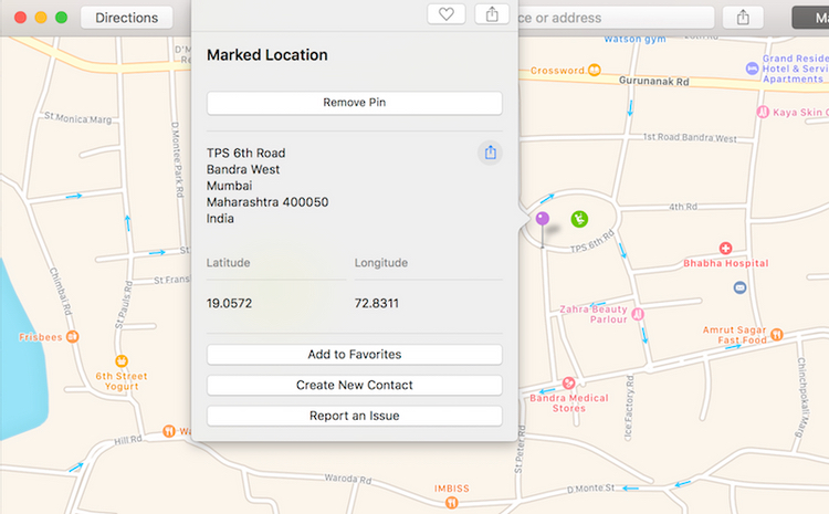 在地图上放置图钉 在地图上放置图钉