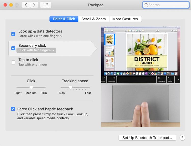 右键单击Mac触控板 右键单击Mac触控板