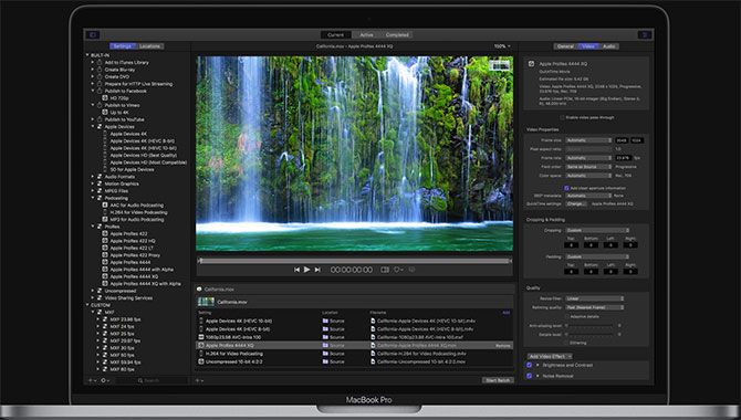 使用Mac Compressor 转换视频格式 使用Mac Compressor 转换视频格式