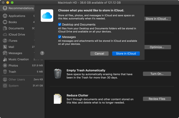 iCloud中的Mac Store iCloud中的Mac Store