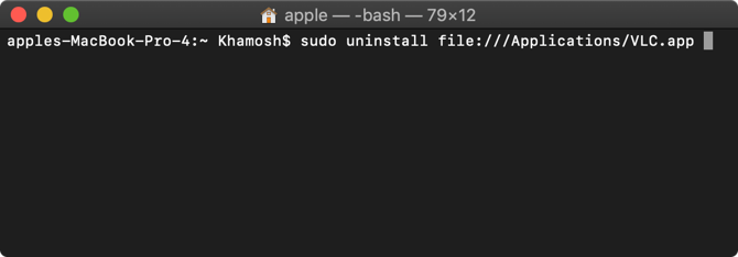 使用终端卸载应用 使用终端卸载应用