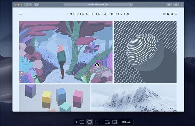 在macOS上截屏 在macOS上截屏