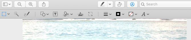 Mac预览中的标记工具栏 Mac预览中的标记工具栏
