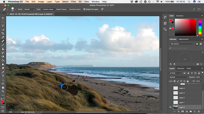 Photoshop点修复删除 Photoshop点修复删除