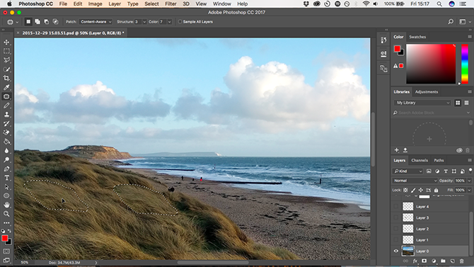 Photoshop修补工具删除 Photoshop修补工具删除