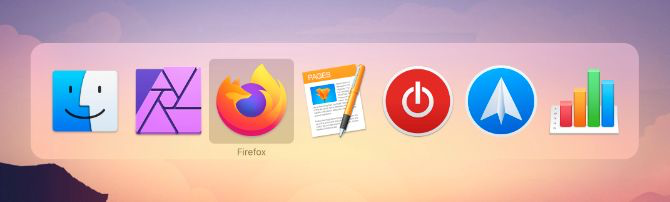 Cmd + Tab面板显示打开的应用程序 Cmd + Tab面板显示打开的应用程序