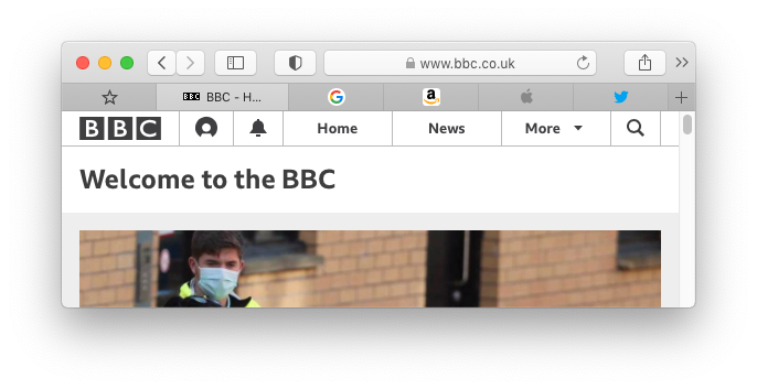 Safari标签的屏幕截图 Safari标签的屏幕截图