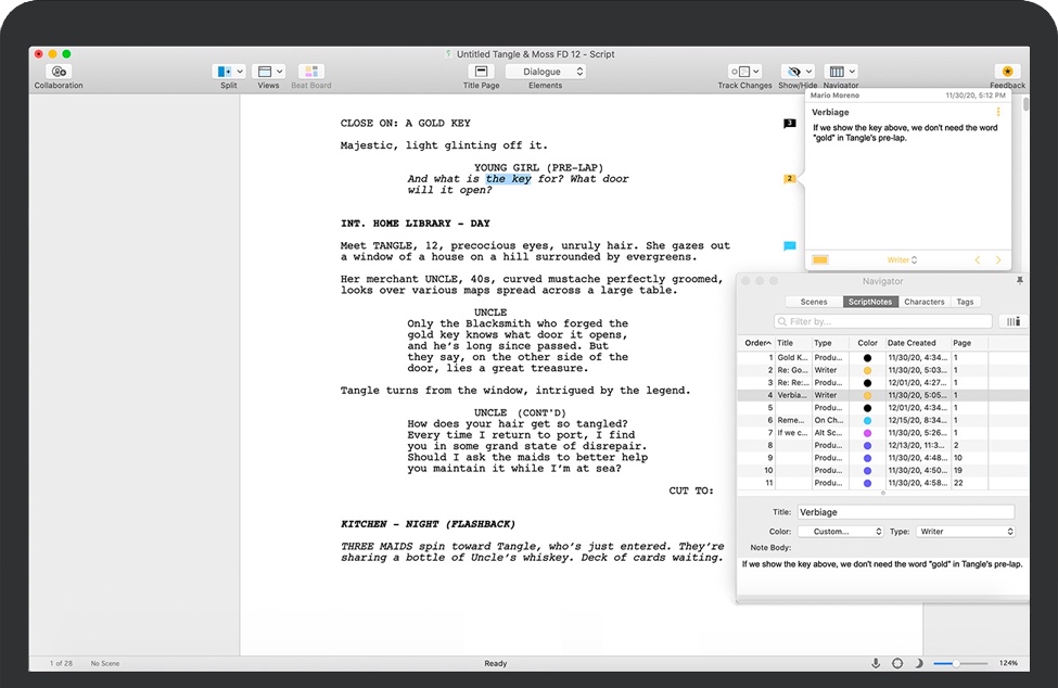Final Draft for Mac 剧本编写软件