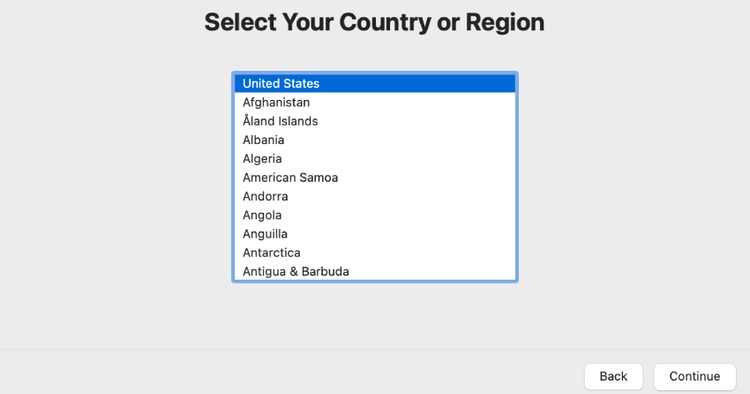 新的macOS安装上的安装助手 新的macOS安装上的安装助手