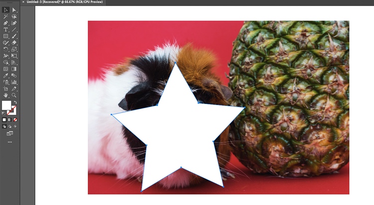 在 Illustrator 中应用星形工具 在 Illustrator 中应用星形工具