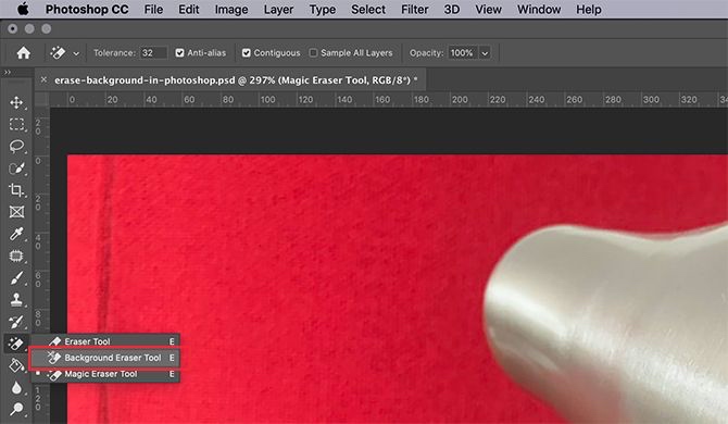 使用背景橡皮擦工具去除 Photoshop 中的背景 使用背景橡皮擦工具去除 Photoshop 中的背景