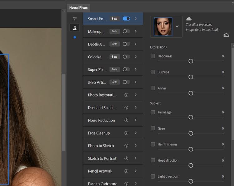 点击智能肖像 点击智能肖像