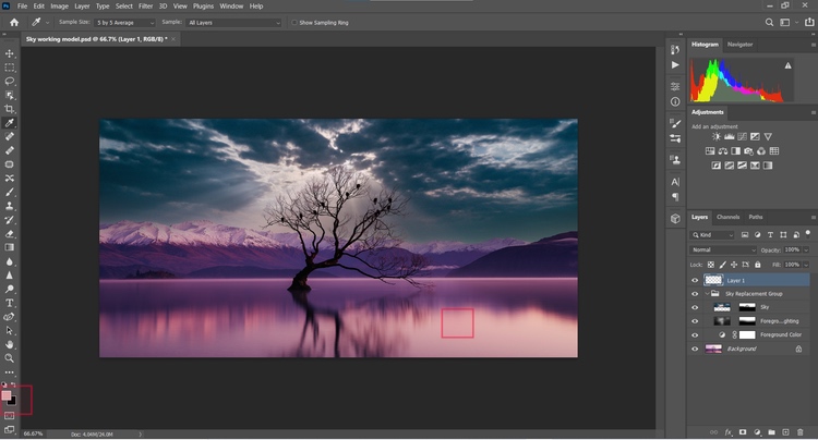 选择吸管工具 选择吸管工具