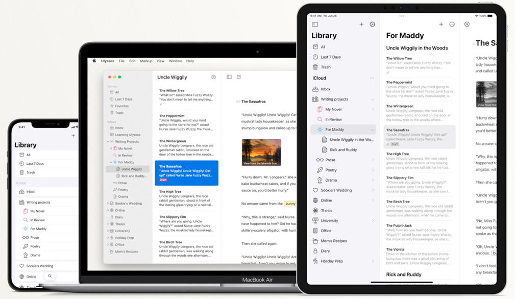 Ulysses|写作软件 Ulysses for Mac写作软件