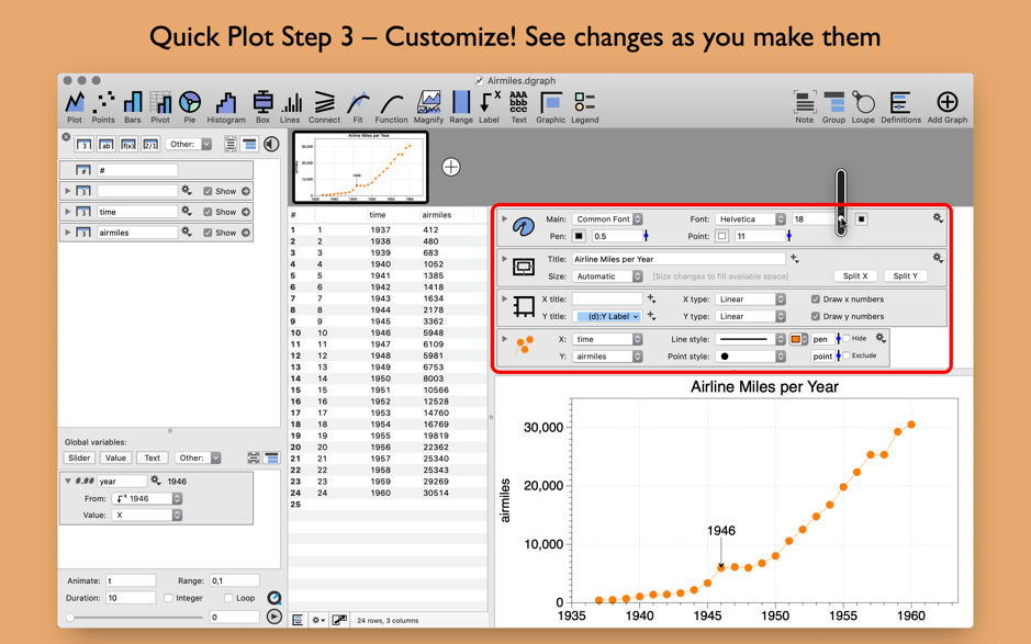 DataGraph for Mac 4.3 图形图表表格制作软件 破解版下载