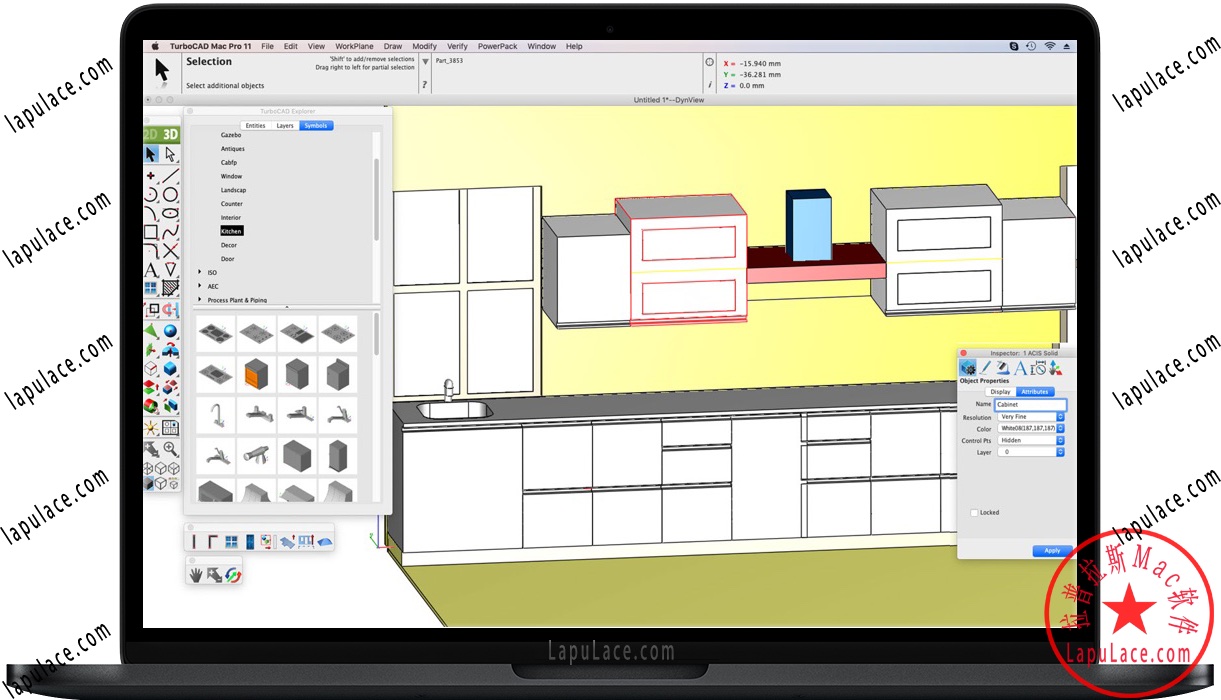 TurboCAD Mac Pro 11 v11.0.0 2D/3D设计和渲染工具 破解版下载