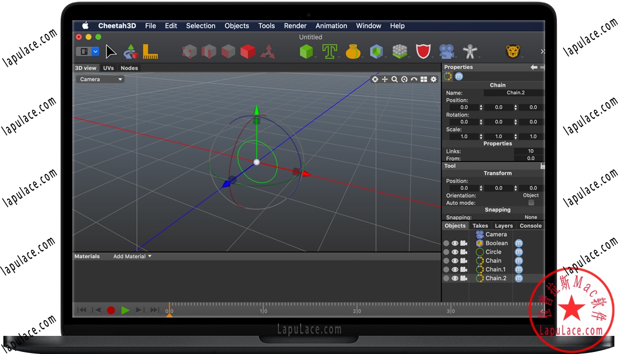 Cheetah3D for Mac v7.4.2 3D建模，渲染和动画软件 破解版下载