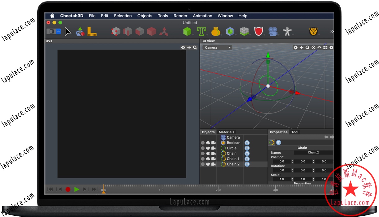 Cheetah3D for Mac v7.4.2 3D建模，渲染和动画软件 破解版下载