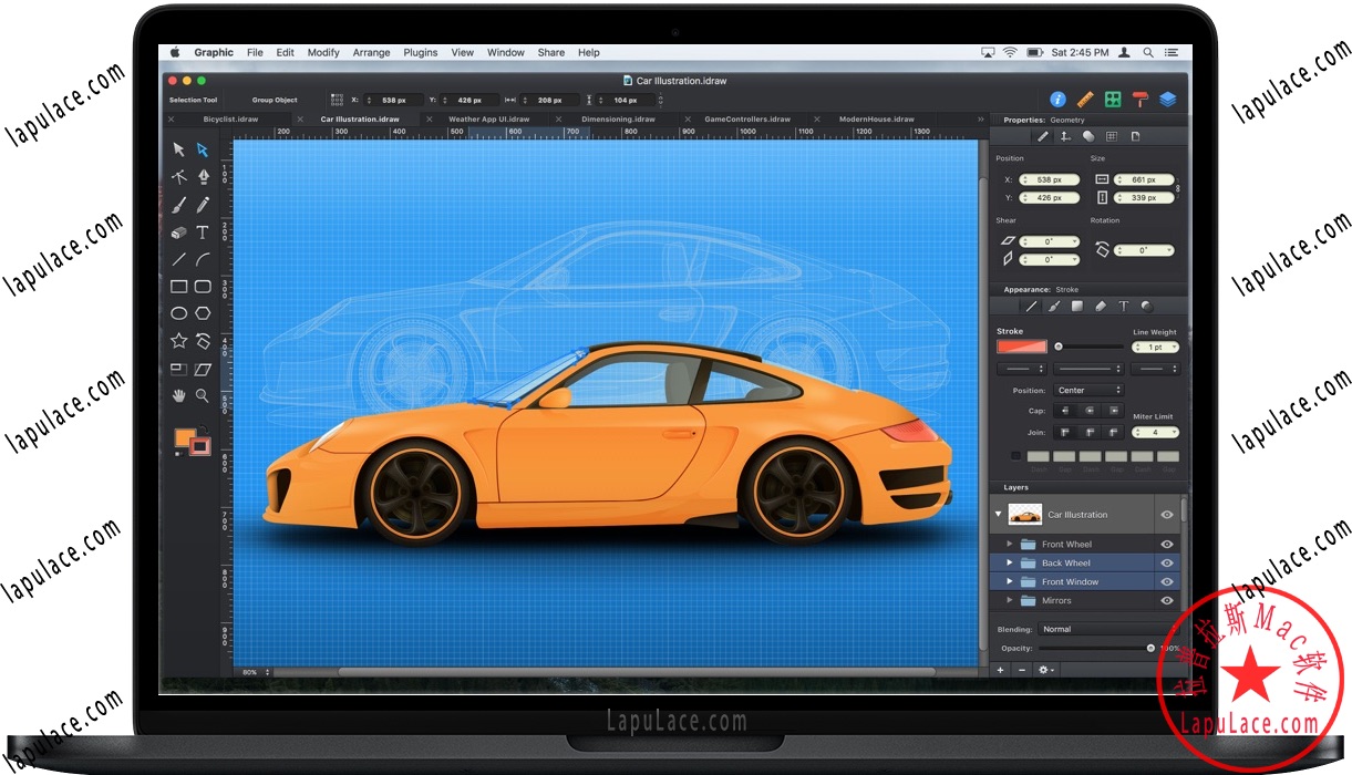 Autodesk Graphic for Mac v3.1 矢量绘图软件 中文破解版下载