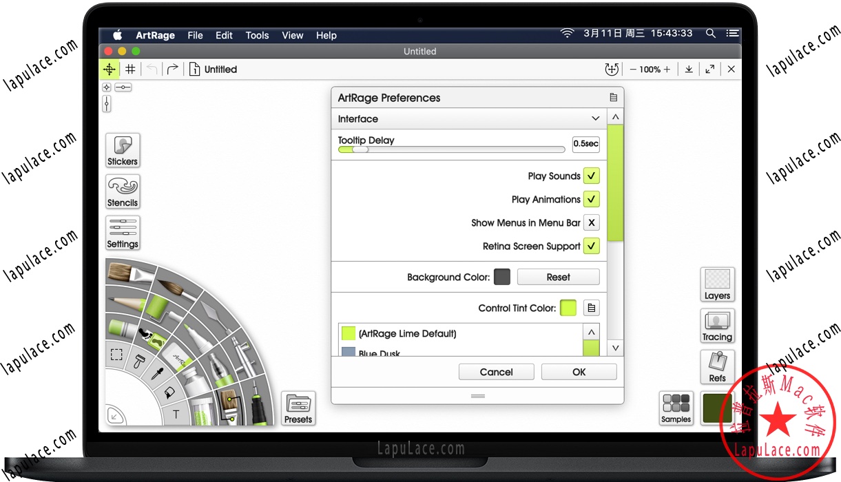 ArtRage 6 for Mac v6.1.1 彩绘精灵 自然绘画软件 破解版下载