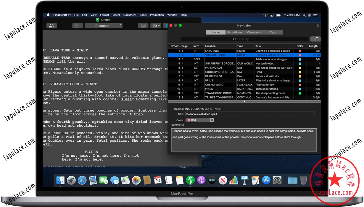 Final Draft 11 for Mac 剧本写作软件 破解版下载