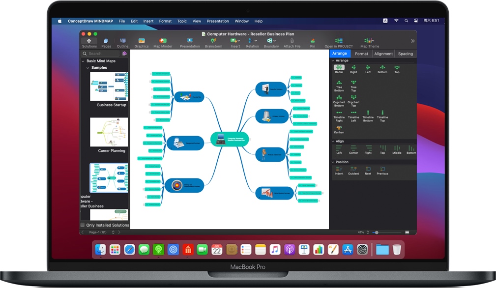 Mac ConceptDraw Office 7.0.0.1 流程图思维导图软件 破解版下载