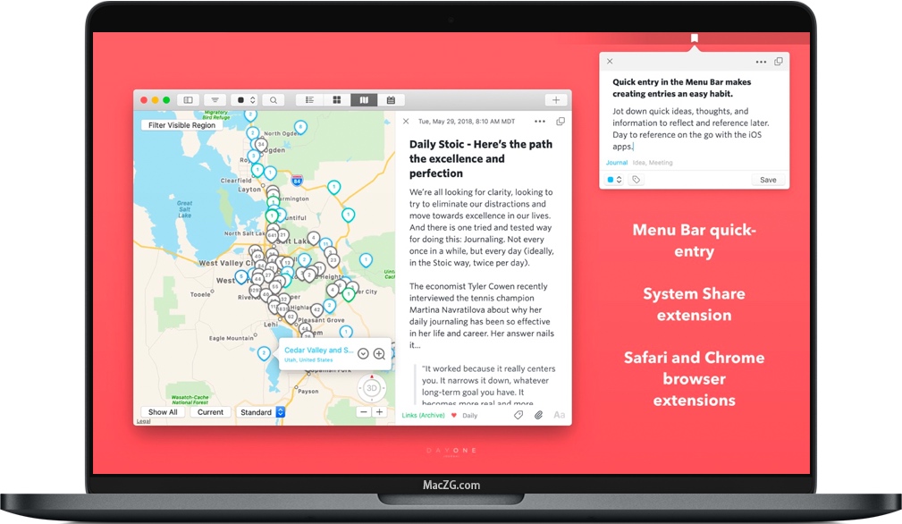 Day One for Mac 苹果日记本软件记事程序 中文免费版下载