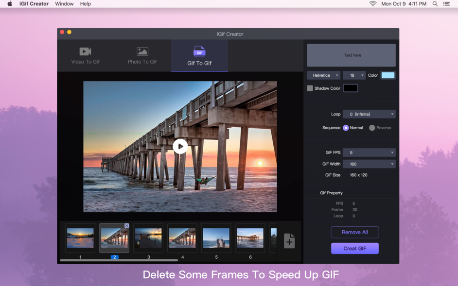 iGif Creator for Mac 4.2.0最好用的gif动画制作工具