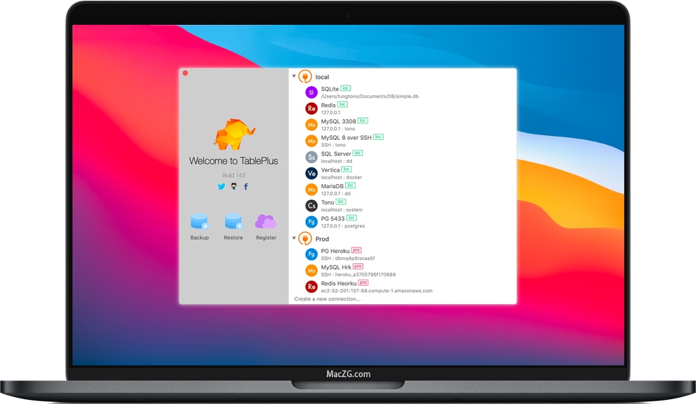 TablePlus for Mac 苹果电脑数据库管理软件 破解版下载