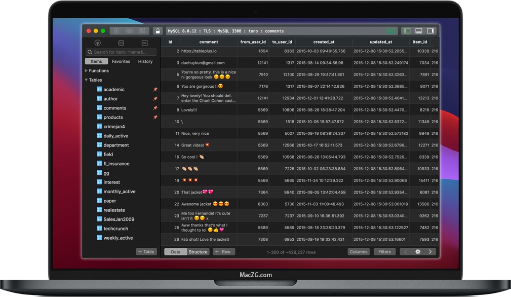 TablePlus for Mac 苹果电脑数据库管理软件 破解版下载