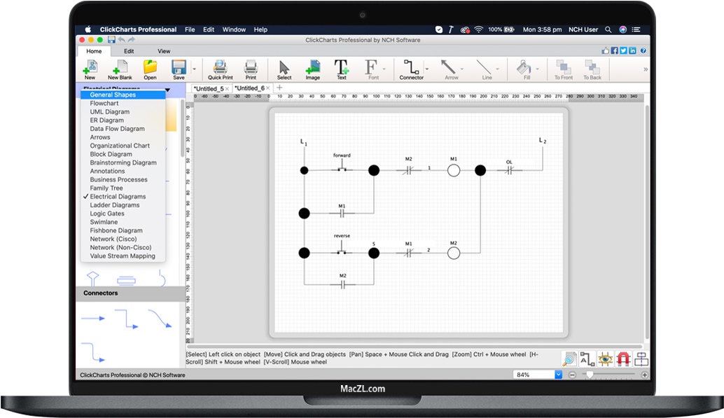 ClickChartsn Pro for Mac 苹果灵活的图表和流程图软件 破解版下载