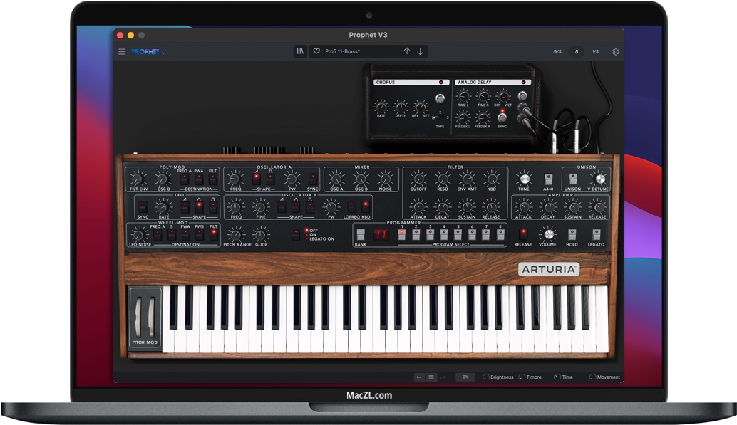 Arturia Prophet V3 for Ma 多功能仿真音乐合成器 破解版下载