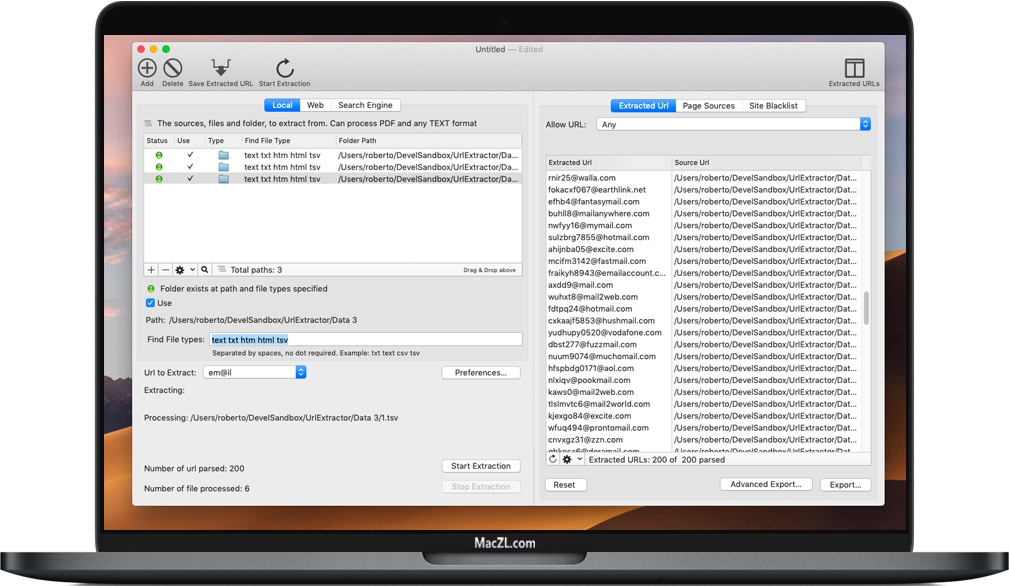 URL Extractor 4 for Mac 从Web网页中提取URL 破解版下载