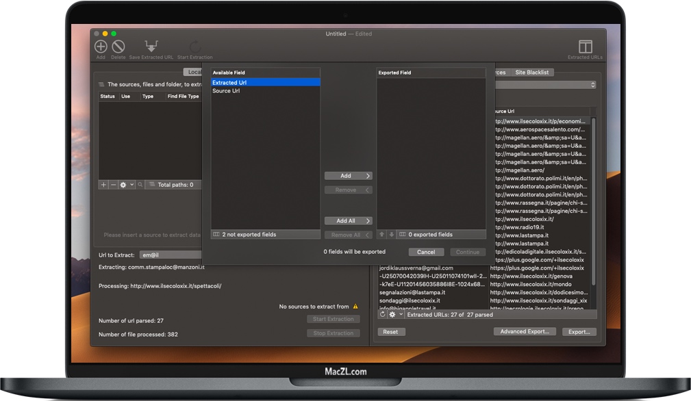 URL Extractor 4 for Mac 从Web网页中提取URL 破解版下载