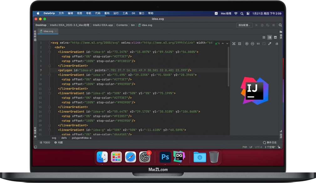 DataGrip for Mac 2020 数据库管理软件 中文汉化破解版下载