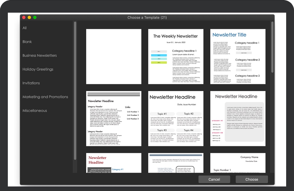 Awesome Mails Pro for Mac 苹果电子邮件和新闻通讯设计软件 破解版下载