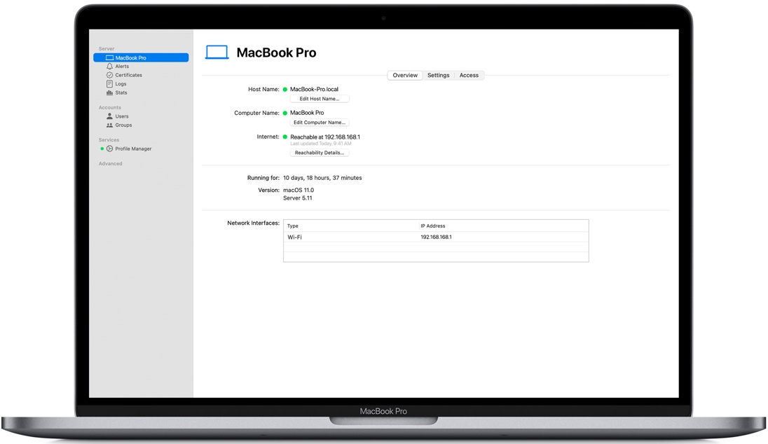 macOS Server 让苹果电脑变为服务器 中文破解版下载