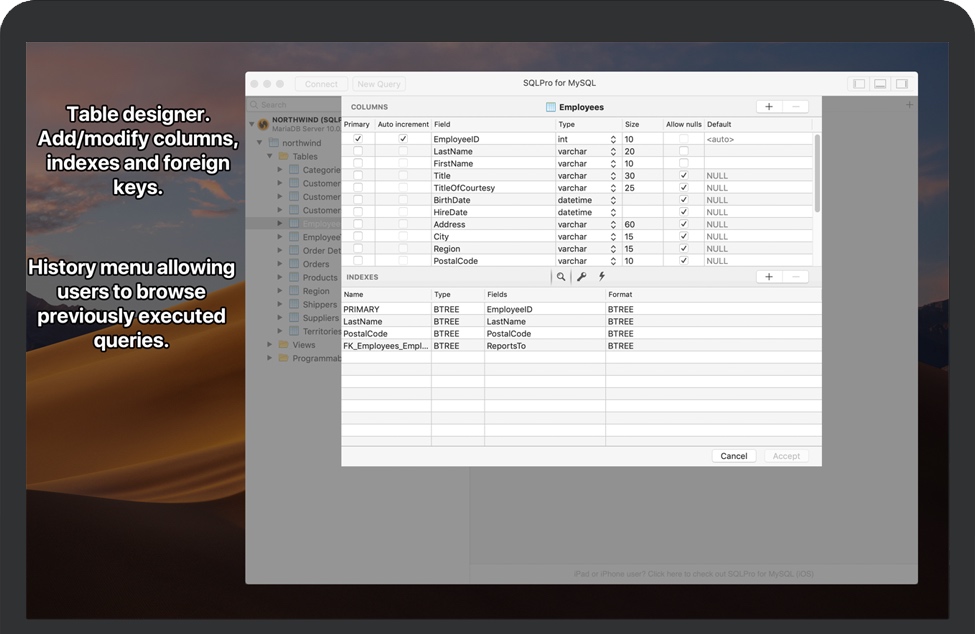 SQLPro for MySQL v2021 苹果MySQL数据库管理软件 破解版下载