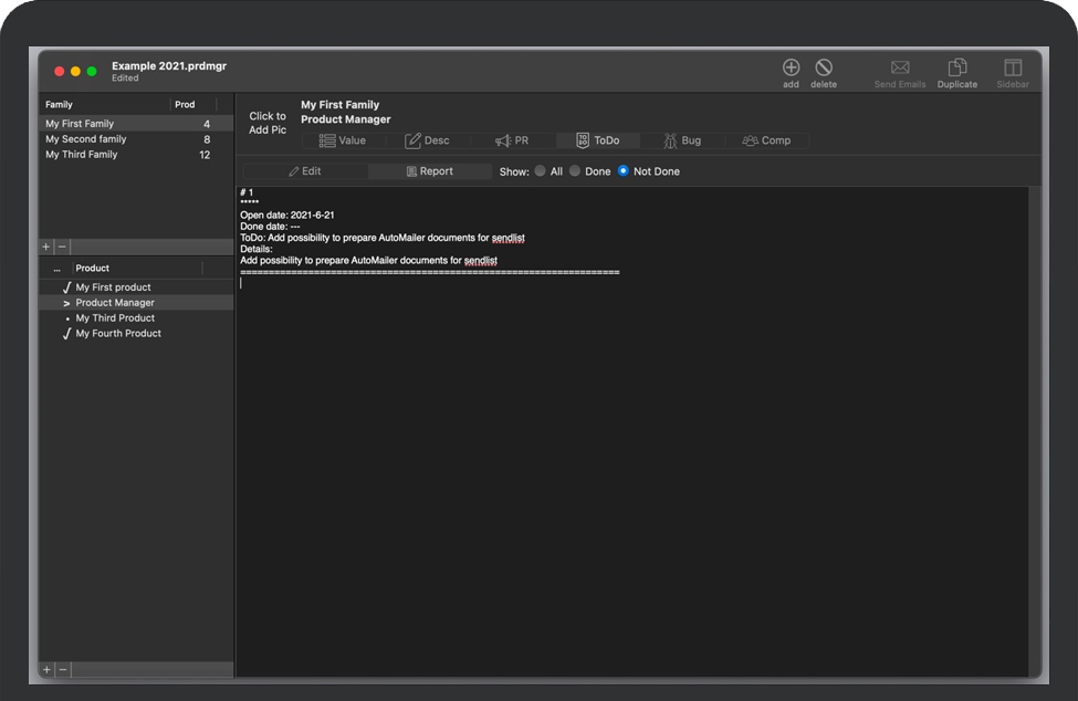 Product Manager 2 for Mac 苹果电脑产品管理应用程序 破解版下载