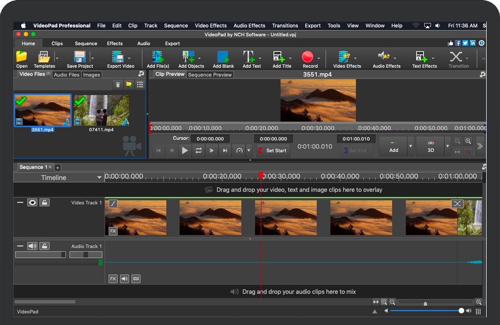 VideoPad Pro for Mac 苹果专业视频编辑软件 破解版下载